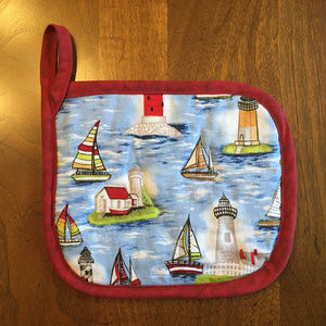 Handcrafted Lighthouse Potholder